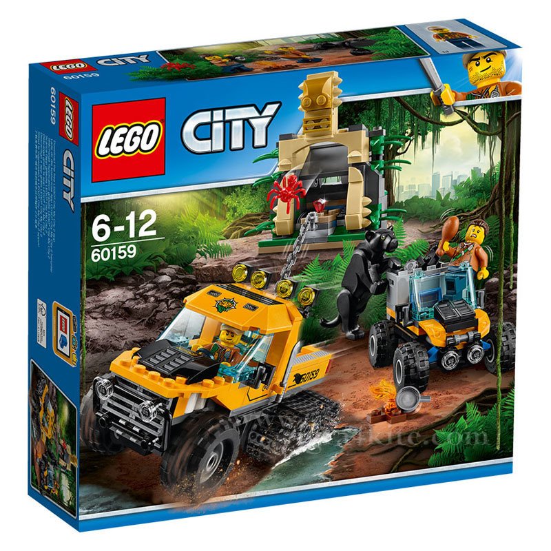 Конструктор lego city 60159 исследование джунглей