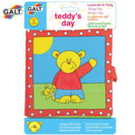 GALT - Бебешка мека книжка Един ден с мечето Теди 1004876