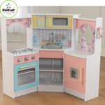 KidKraft - Детска дървена кухня Pastel Corner 53368