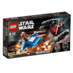 Lego 75196 Star Wars - Микрофайтърс А-уинг срещу Тай Сайленсър