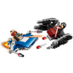 Lego 75196 Star Wars - Микрофайтърс А-уинг срещу Тай Сайленсър