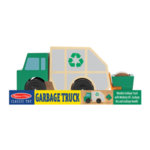 Melissa&Doug - Дървен боклучийски камион 14549