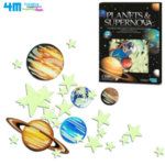 4M Creative toys - Комплект светещи звезди и планети 05631