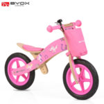 Byox Bikes - Детско дървено балансиращо колело Woody pink 0103/106215
