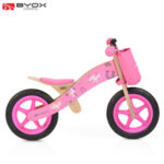 Byox Bikes - Детско дървено балансиращо колело Woody pink 0103/106215