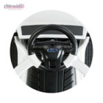 Chipolino - Кола за яздене с родителски контрол и сенник Форд бяла
