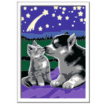 Ravensburger - Рисуване по номера 7+ Куче и коте 27847