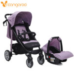 Cangaroo - Комбинирана детска количка Arrow 2в1 лилава 101237