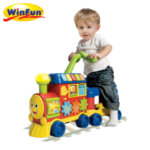 WinFun - Влакче за бутане с крачета и играчка за прохождане 2в1 0803