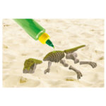 SES Creative - Формички за пясък с боичка Динозавър 02214