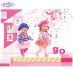 Baby Born - Комплект дрешки за кукла Бейби Борн момиче в лилаво 824528