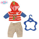 Baby Born - Комплект дрешки за кукла Бейби Борн момче в оранжево 824535