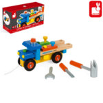 Janod - Дървен камион конструктор Brico Kids j05022