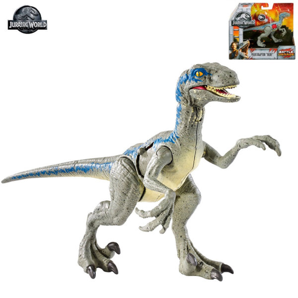 Mattel Jurassic World Ranen Dinozavr Velociraptor Blue Fnb31 Detski Igrachki Ot Igra4kite Com