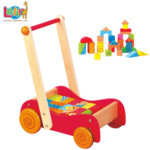 Lelin Toys - Конструктор и количка за прохождане 2в1 L10005
