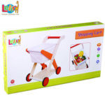 Lelin Toys Дървена количка за пазаруване 40100