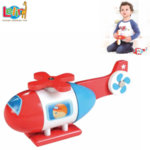 Lelin Toys Детски дървен хеликоптер с магнити 10187