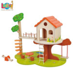 Lelin Toys Детска дървена къща на дърво 50049