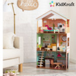 KidKraft - Детска дървена куклена къща Dottie 65965