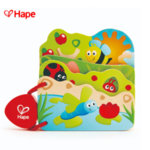 Hape - Бебешка дървена книжка с картинки H0043