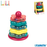 Battat Toys Пирамида с цветни рингове BT2407Z
