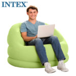 Intex Надуваемо кресло Lumi зелен 68577