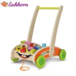 Eichhorn Дървена количка за прохождане с кубчета 2в1 100001833