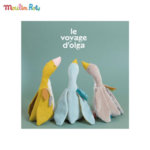 Moulin Roty Плюшена играчка синята гъска Plumette, Le voyage d'Olga 714021