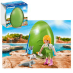 Playmobil Великденско яйце Момиче с бебета тюлени 9418