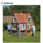 KidKraft Детска дървена къща за игра Greystone Cottage 280093