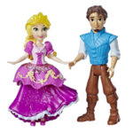 Disney Princess Комплект мини кукли Рапунцел и Флин Райдър Royal Clips E3051