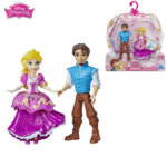 Disney Princess Комплект мини кукли Рапунцел и Флин Райдър Royal Clips E3051