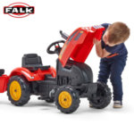 Falk Детски трактор с ремарке и отварящ се капак X-Tractor 2046AB