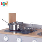 Lelin Toys Детска дървена кухня Малкия готвач 40191