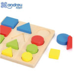 Andreu Toys Дървена игра с цветове и форми 16426