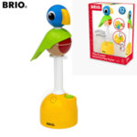 Brio Дървен папагал за подреждане и за записване Play & Record 30262