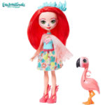Enchantimals Пазители на гората Кукла Fanci Flamingo с фламинго Swash GFN42