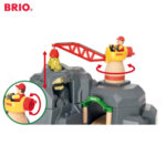 Brio Дървен кран и планински мост за влакoво трасе 33889