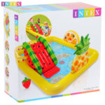 Intex Надуваем център за игра с басейн и пъразлка Горски плодове 57158
