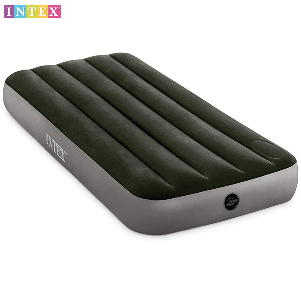 Надувной матрас intex downy airbed 64760