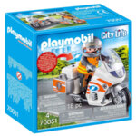 Playmobil Мотор за спешна помощ със звукови и светлинни ефекти 70051