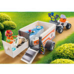 Playmobil ATV с ремарке за спешна помощ със звукови и светлинни ефекти 70053