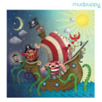 Mudpuppy Детски пъзел Jumbo Пирати, 25 части 39972