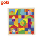 Goki Дървена мозайка и пъзел Ферма 58659