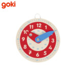 Goki Детски дървен образователен часовник 58485