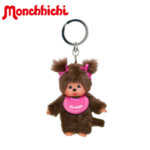 Monchhichi Плюшена маймунка ключодържател Classic girl pink 10см 253410