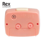 Rex London Ретро будилник с дизайн на телевизор Розов 24956