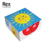 Rex London  Детски пъзел с кубчета Щастливият дъждовен облак 28327