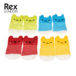 Rex London Бебешки чорапки Котето Куки 4 чифта