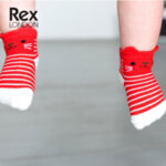Rex London Бебешки чорапки Котето Куки 4 чифта